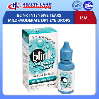 BLINK INTENSIVE TEARS MILD-MODERATE DRY EYE DROPS 15ML